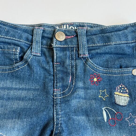 Wallflower Denim Embroidered Shorts - Picture 5 of 8